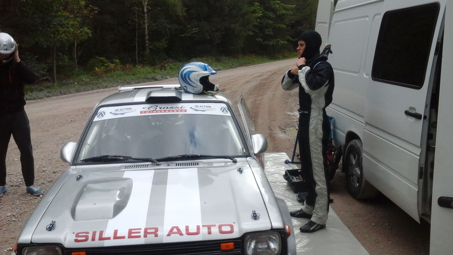 Ott Tänak ja Raigo Mõlder võistlevad Saaremaa rallil Toyota Starletil.