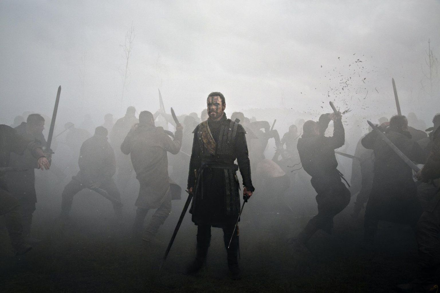 Macbeth ( Michael Fassbender) sõjaväljal