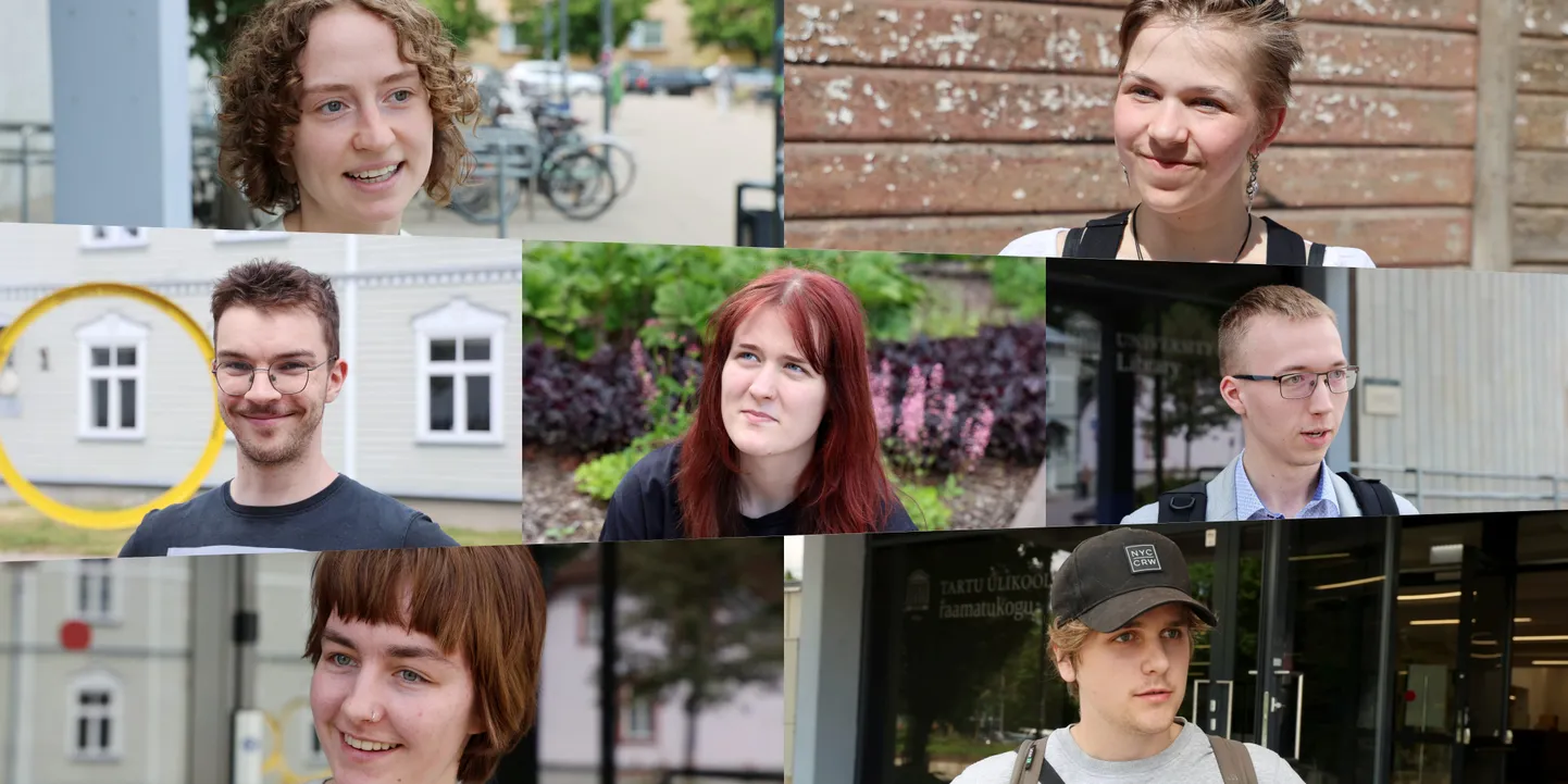 Tartu Postimehe tänavaküsitlusele vastas seitse tudengit.