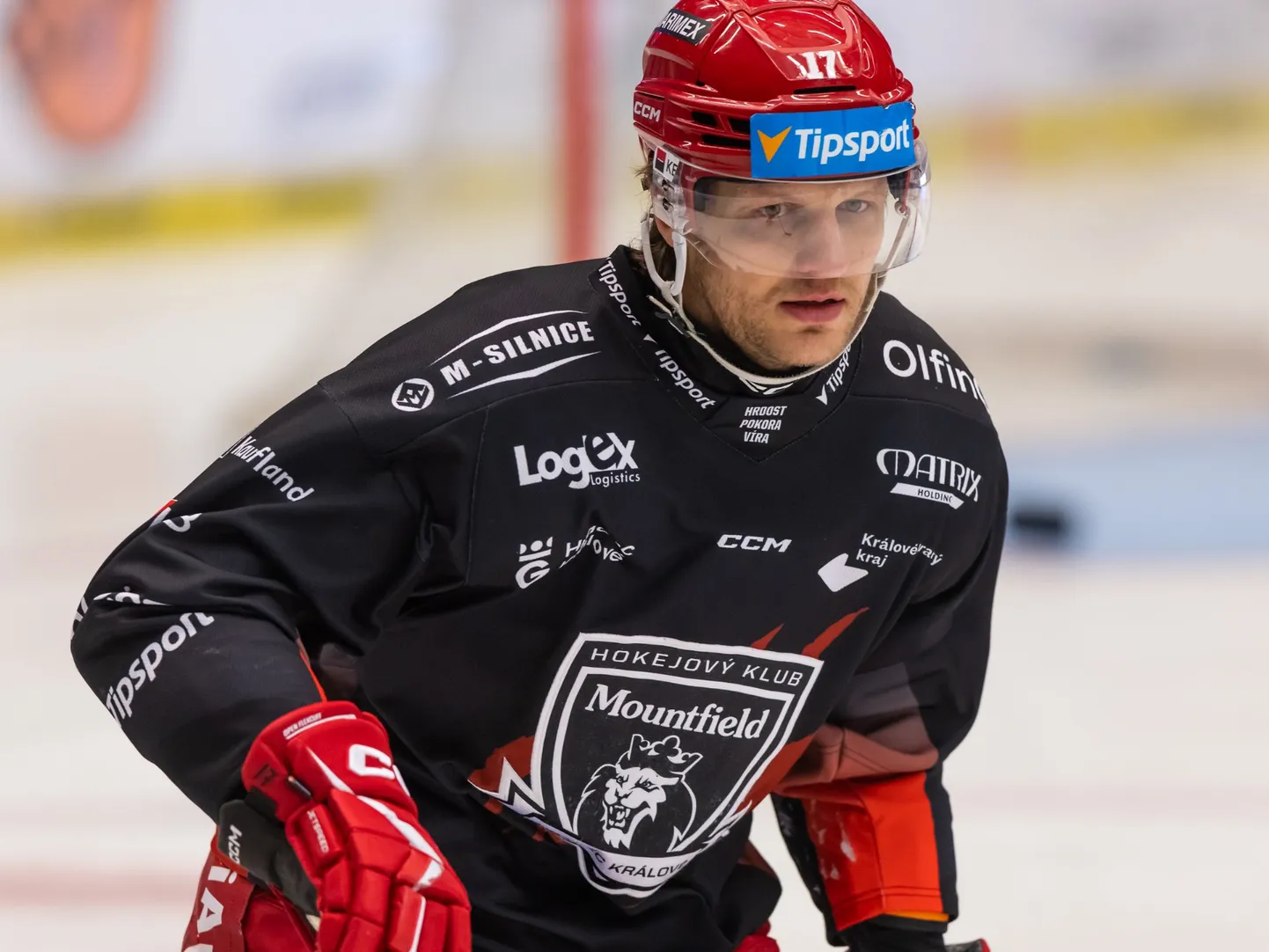 Latvijas hokeja aizsargs Ralfs Freibergs