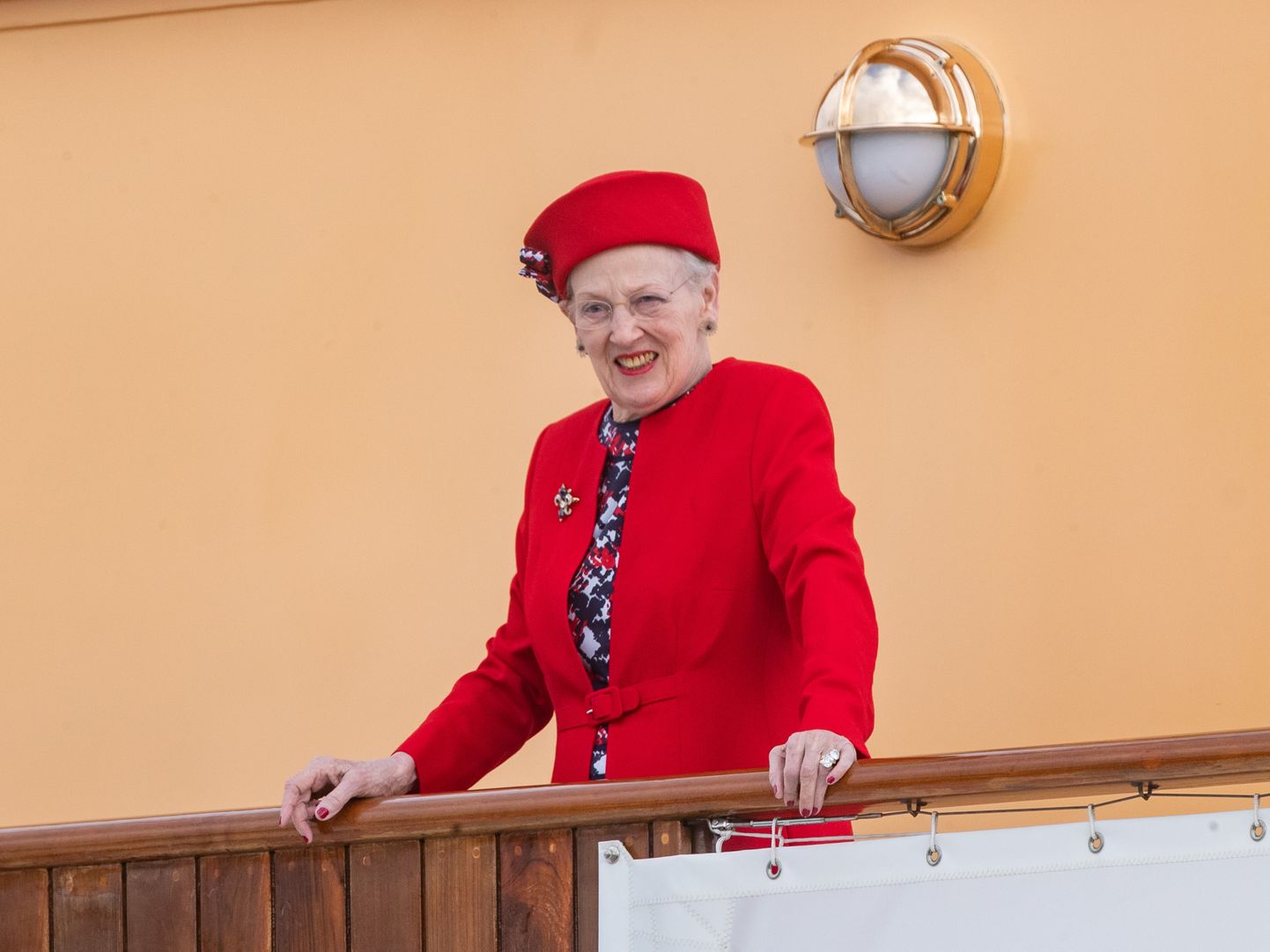 Королева Дании Маргрете II во время визита в Эстонию в 2019 году.
