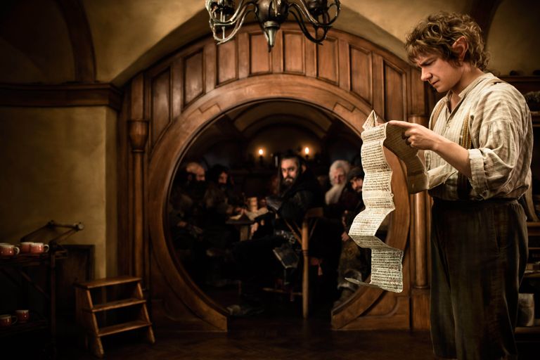 Martin Freeman Bilbo Bagginsina filmis «The Hobbit: An Unexpected Journey»