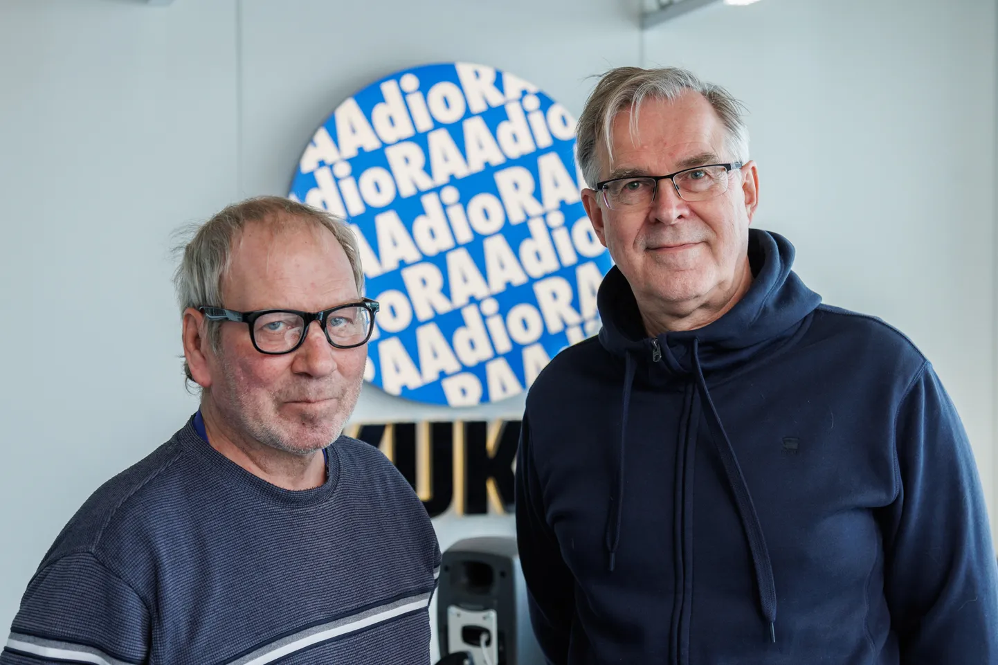 Ainar Ruussaar ja Priit Hõbemägi Keskpäevatunnis.