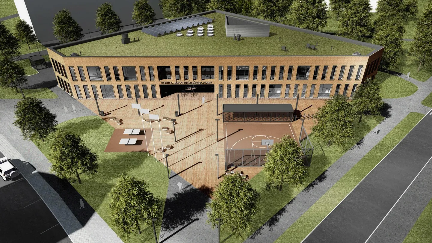 Kohtla-Järve tulevane riigigümnaasium.