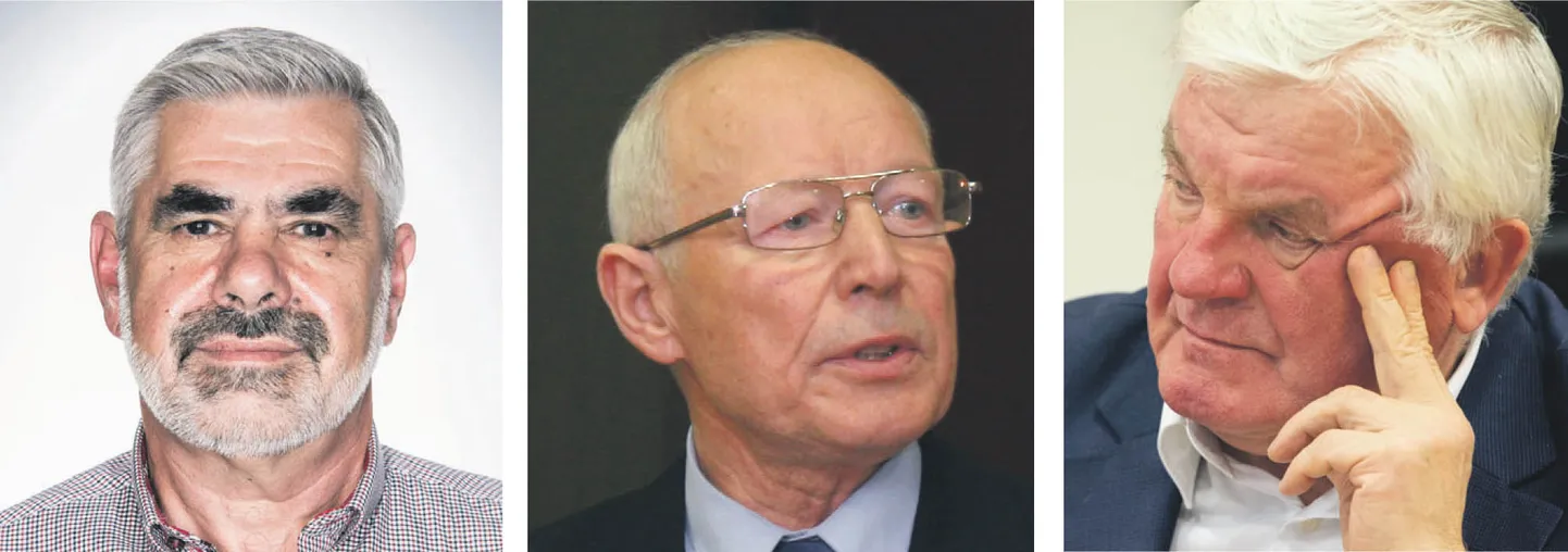 Nikolai Kutašov, Viktor Andrejev ja Valeri Korb.