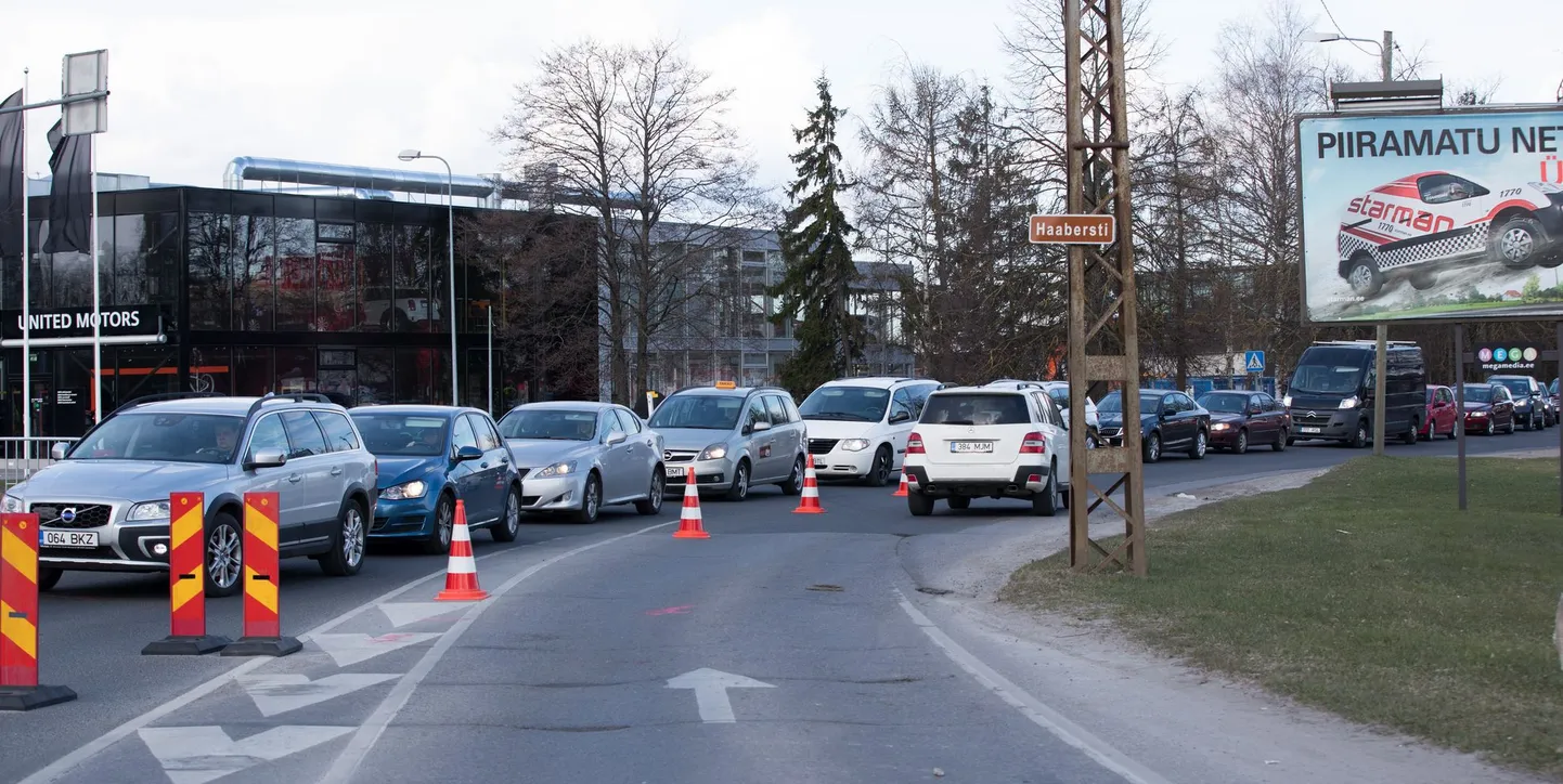 Ummik ehitustööde ajal Haaberstis.