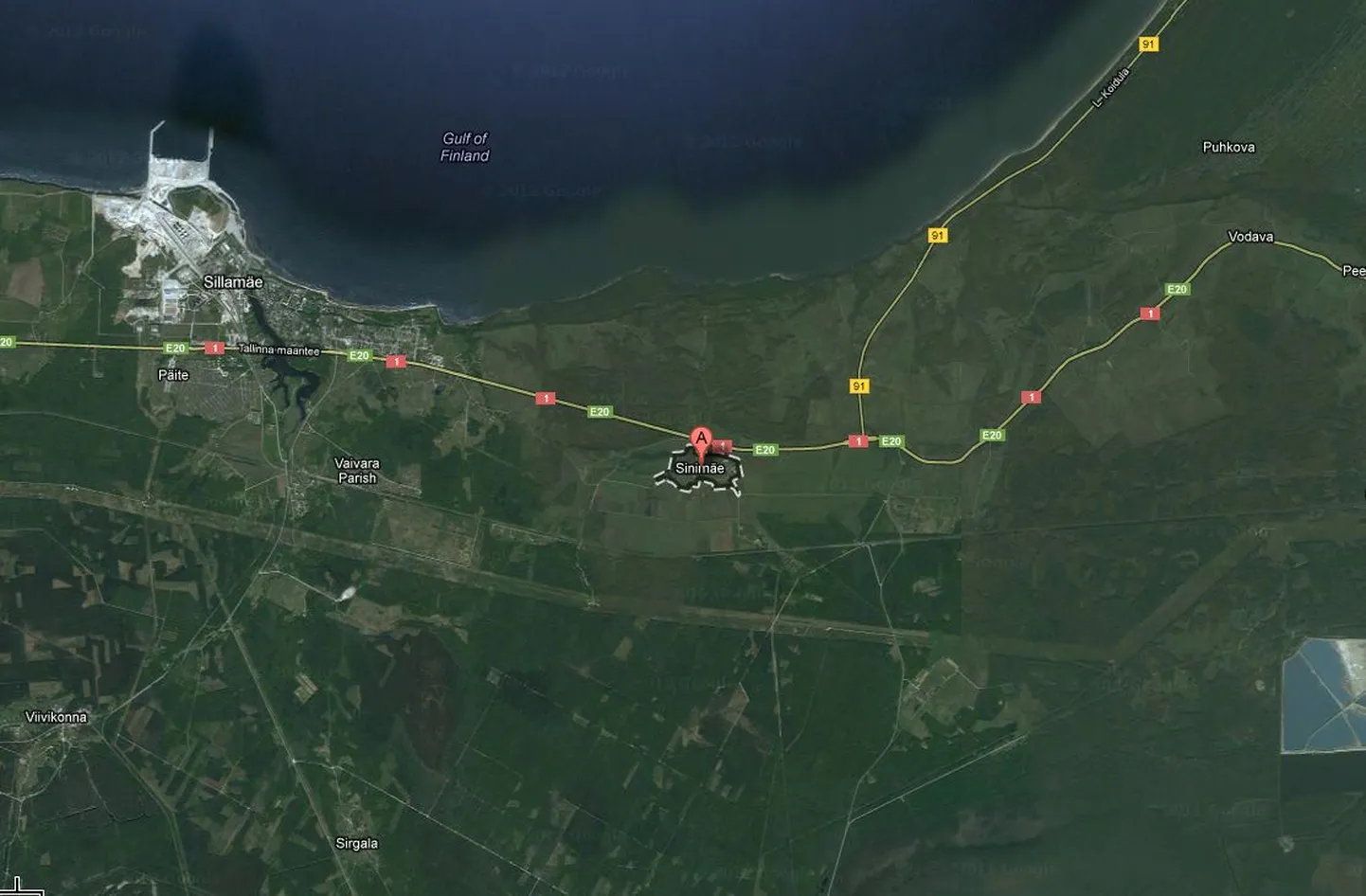 Sinimäe Tallinna-Narva maantee ääres