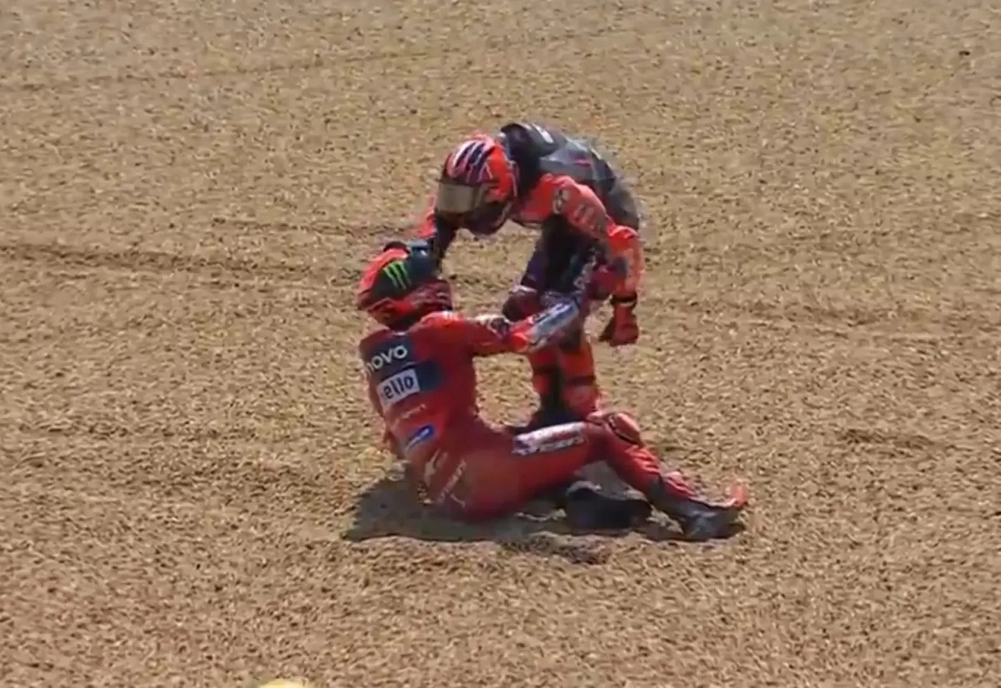 Francesco Bagnaia (vasakul) ja Maverick Vinales.