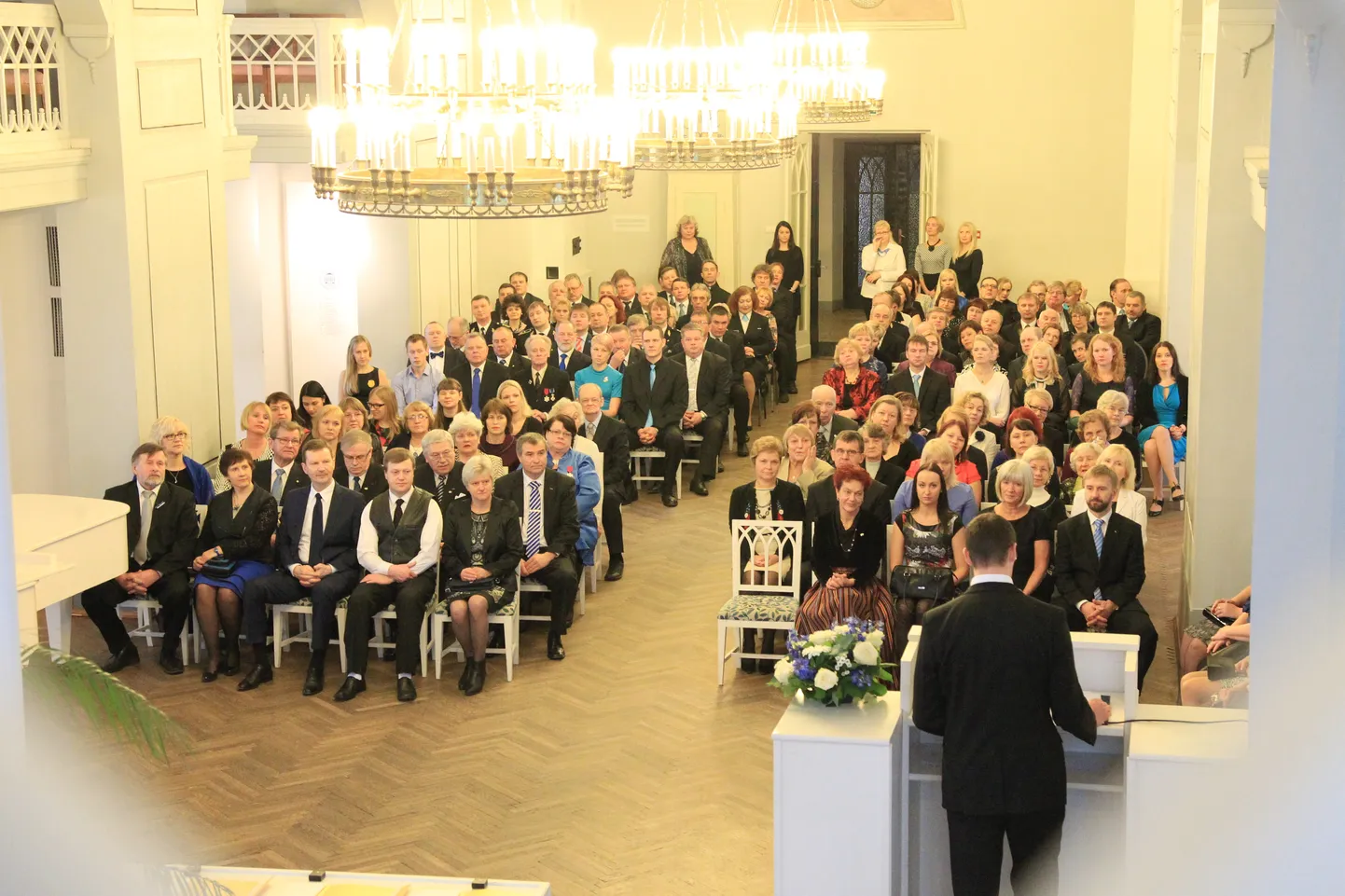 Kuldse Tammeoksa üleandmise tseremoonia 2015. aastal.