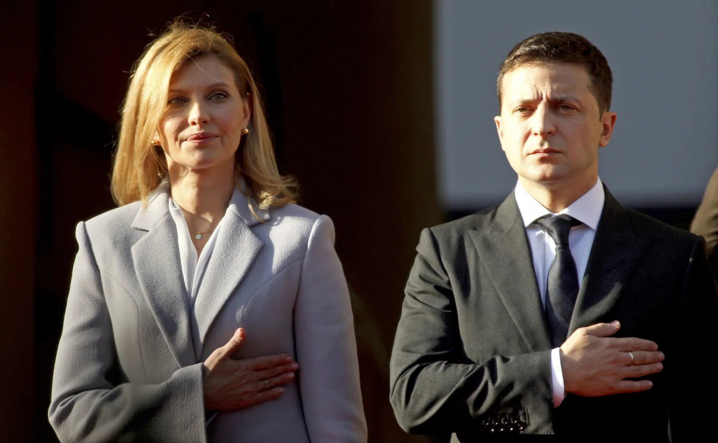 Елена и Владимир Зеленские
