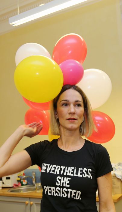 Õhupallid on pärit Katri Lamesoo doktoriväitekirja kaitsmise järgselt pidulikult koosviibimiselt. 