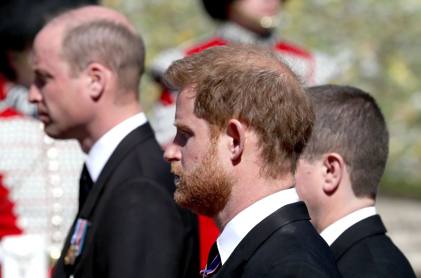 Harry ja William oma vanaisa Philipi matustel möödunud laupäeval.