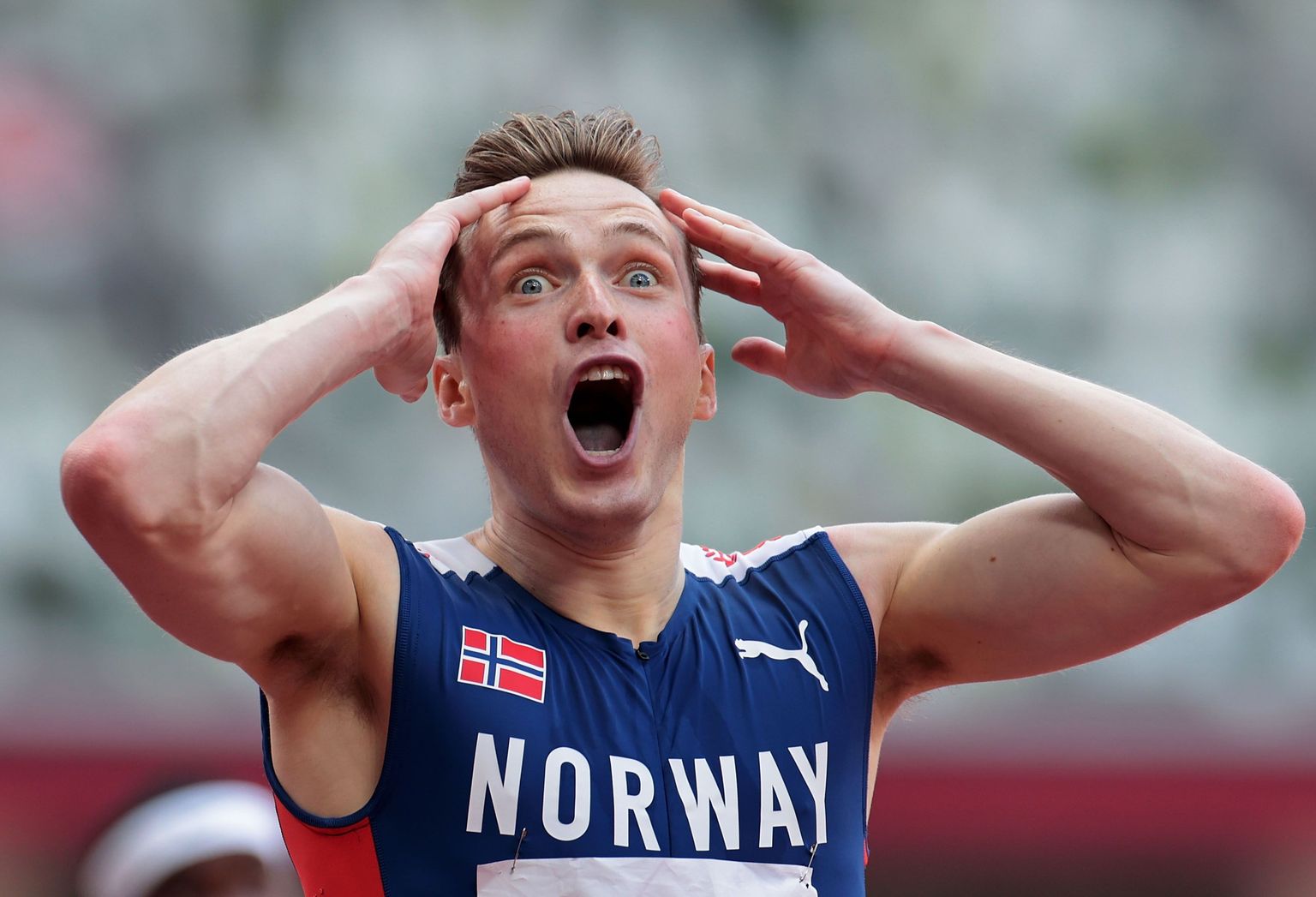 Норвежский легкоатлет Карстен Вархольм