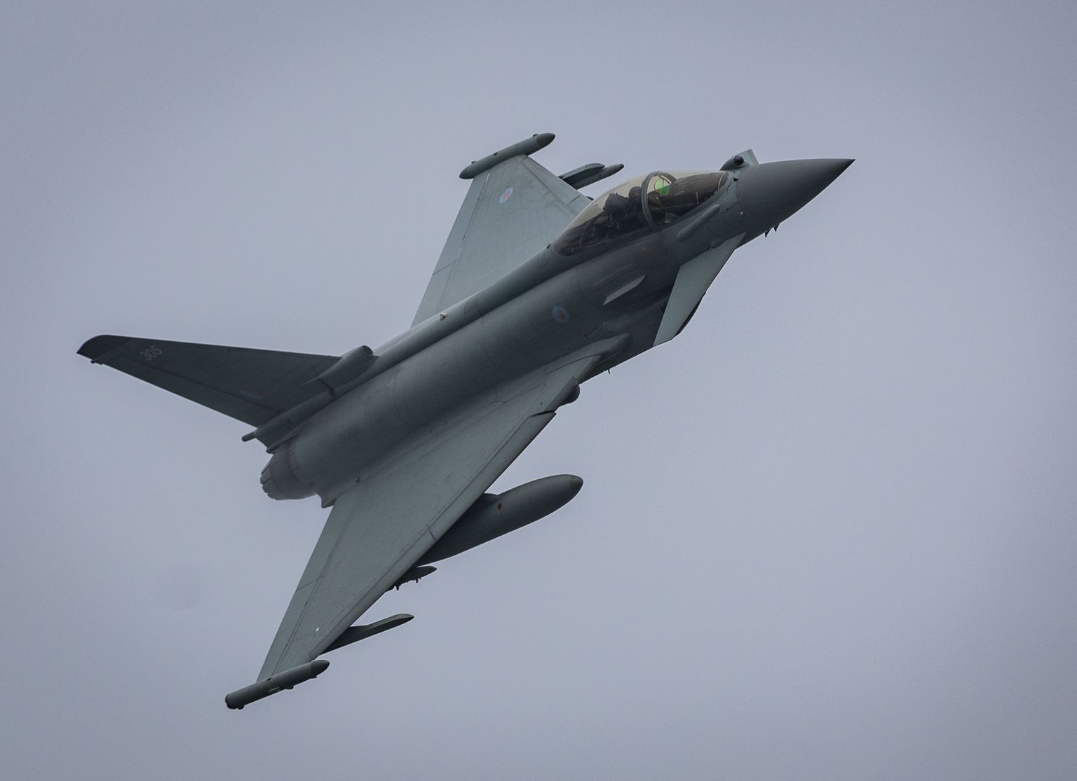 Истребитель Eurofighter Typhoon.