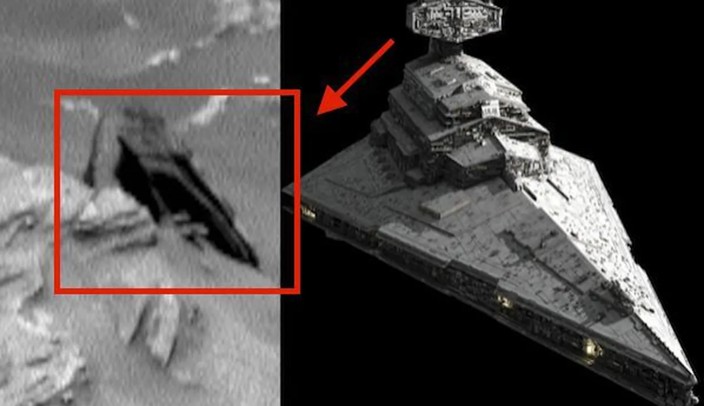 Marsil leiti «Tähesõdade» emalaev Star Destroyer?