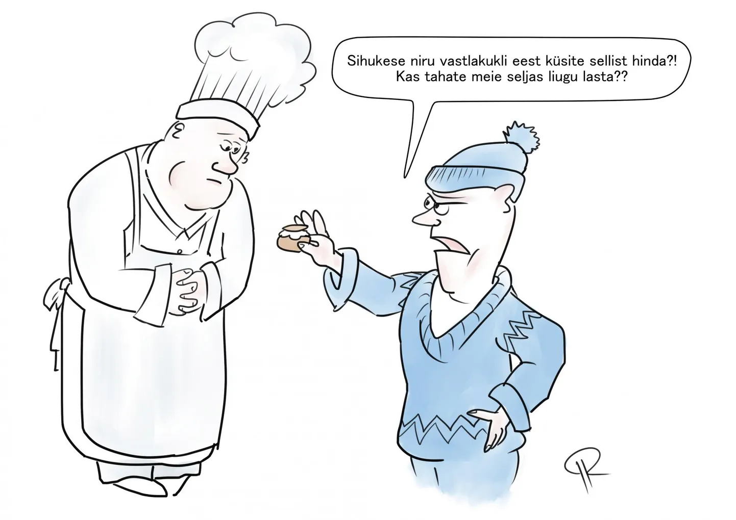 Nädala karikatuur "Vastlad tulevad".