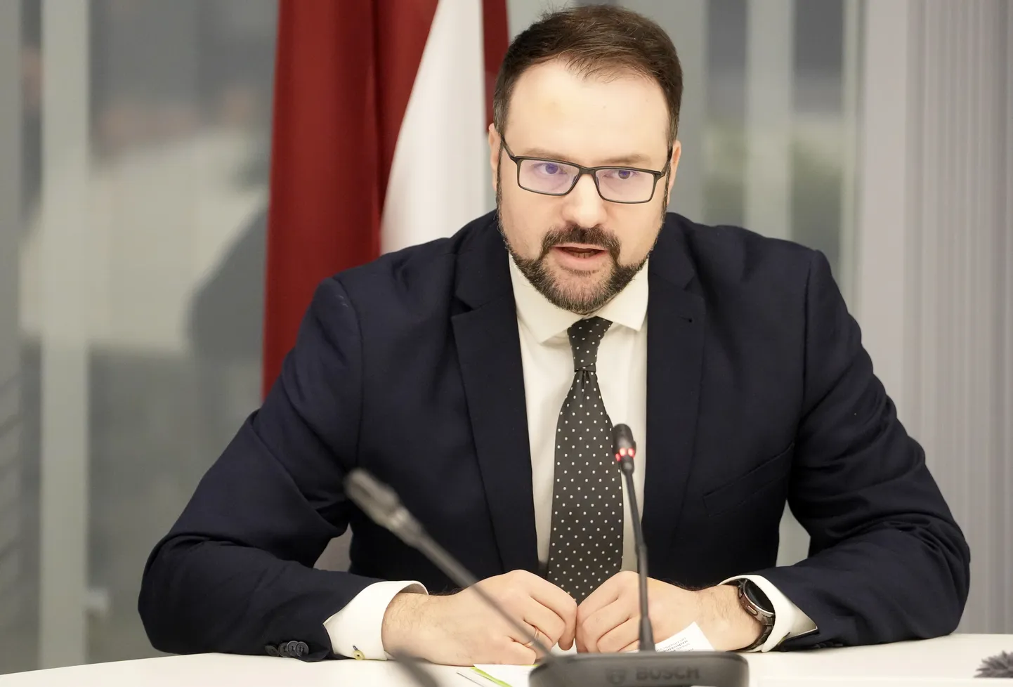 Председатель парламентской фракции "Прогрессивных" Каспар Бришкенс.