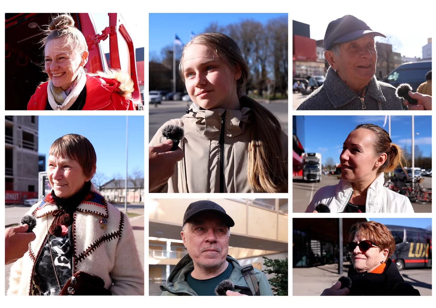 Tänavaküsitluse käigus sattusime vestlema Liiviga (all vasakul), kel tänavu loetud pea 200 raamatut.