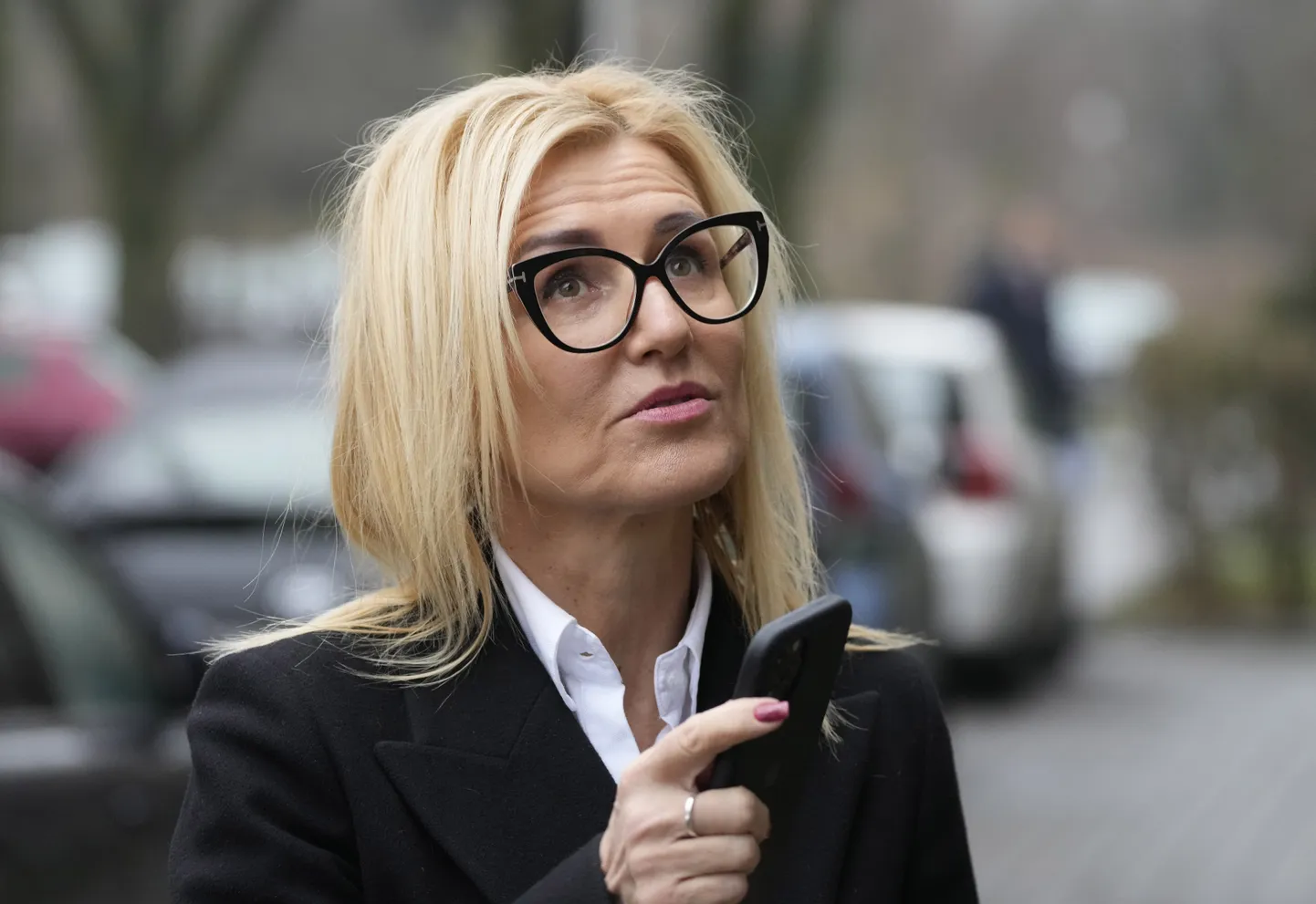 Poola prokurör Ewa Wrzosek oma kontori juures Varssavis eelmisel nädalal.