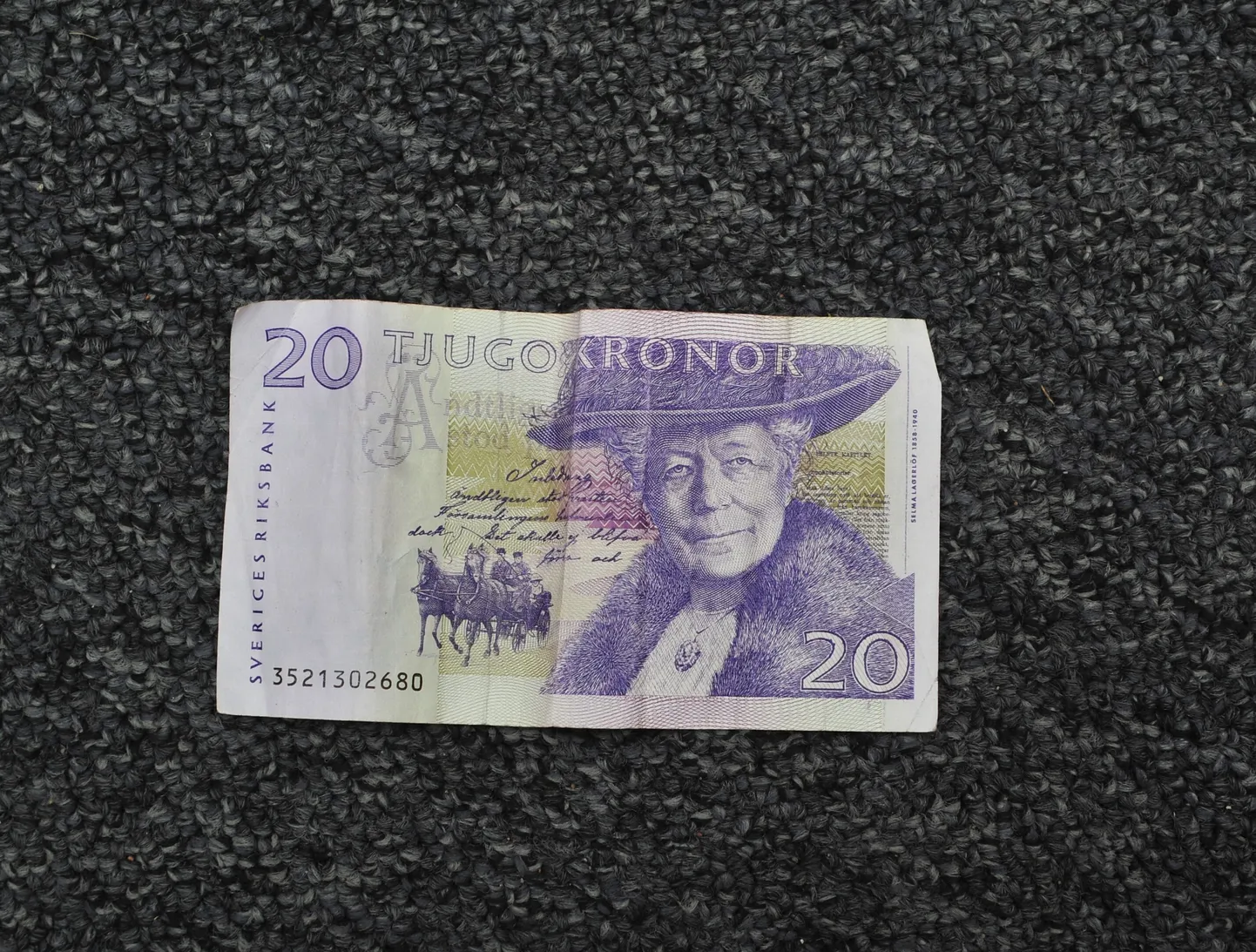 Rootsi vana 20-kroonine.