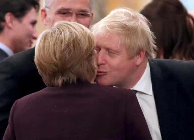 Angela Merkel ja Boris Johnson