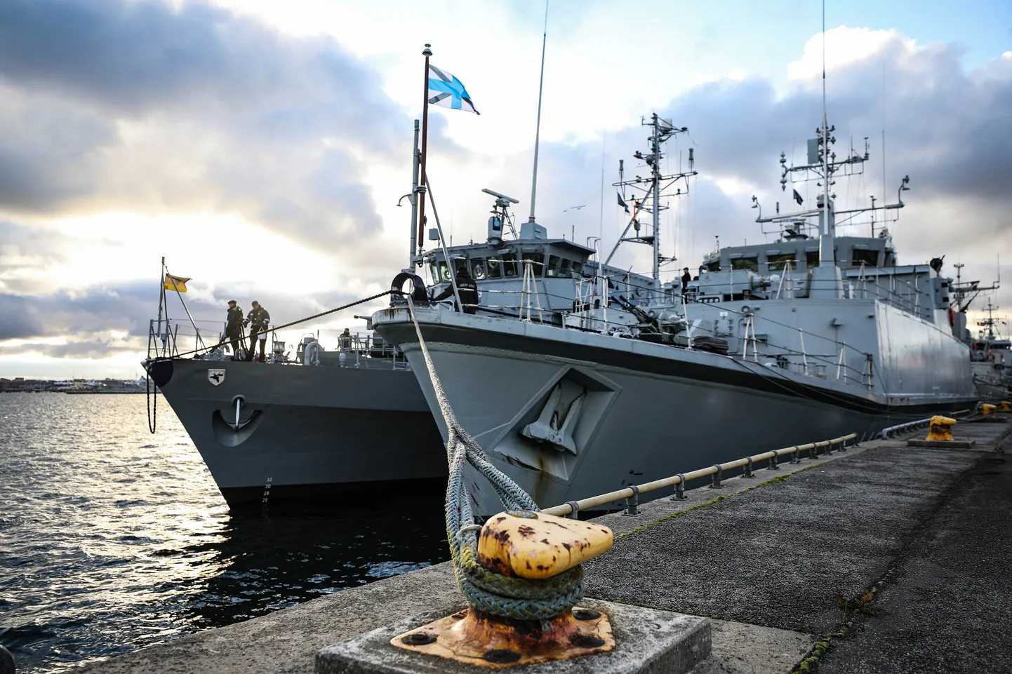 NATO miinitõrjegrupi laevad Tallinnas