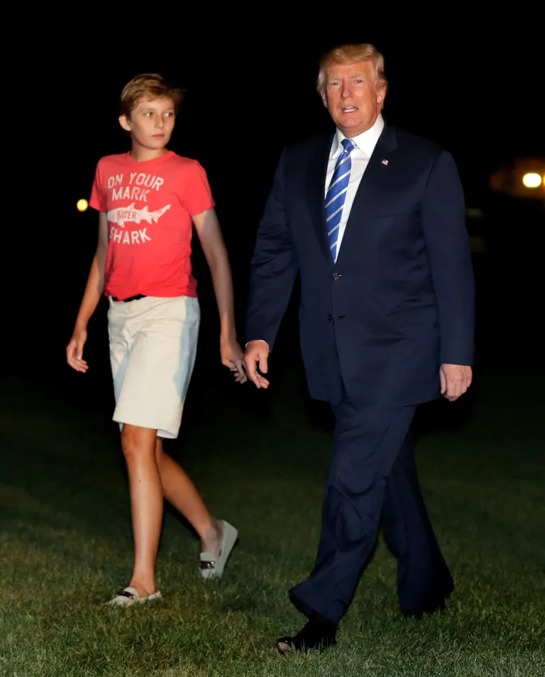 Donald ja Barron Trump