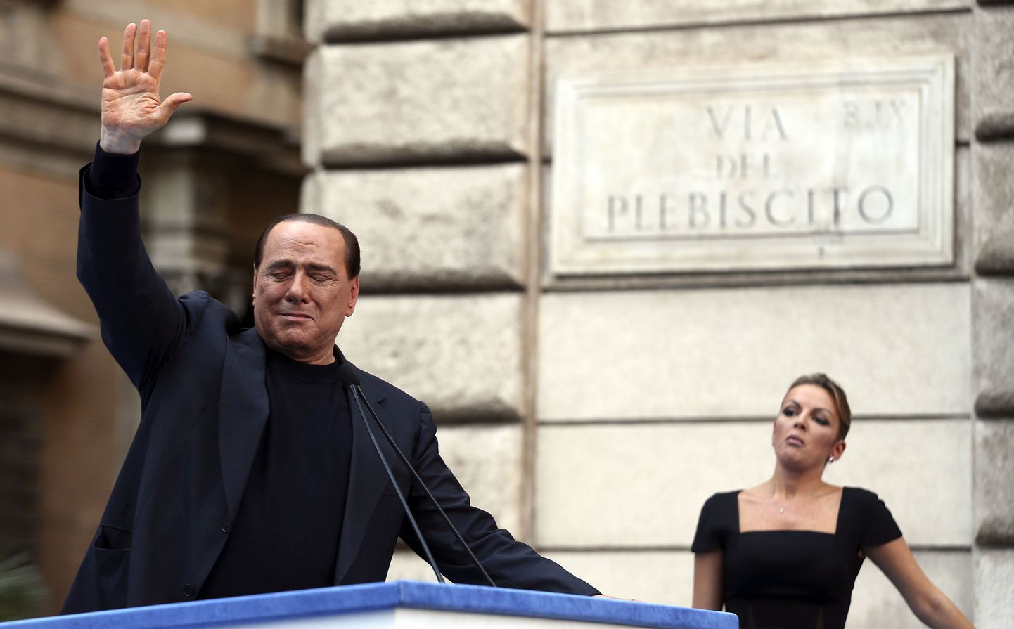 Silvio Berlusconi ja Francesca Pascale