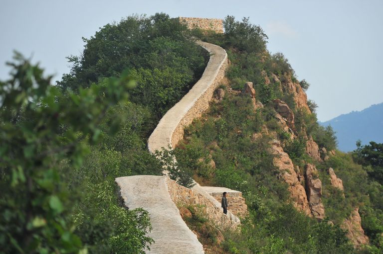 2016. aastal renoveeriti lõik Hiina müürist silutud tsemendiga.