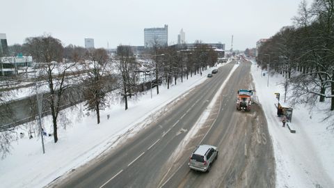 Завтра в Эстонии будет довольно тепло, но во многих регионах пройдут снегопады