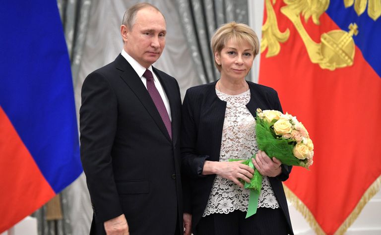 Владимир Путин и доктор Лиза Глинка.
