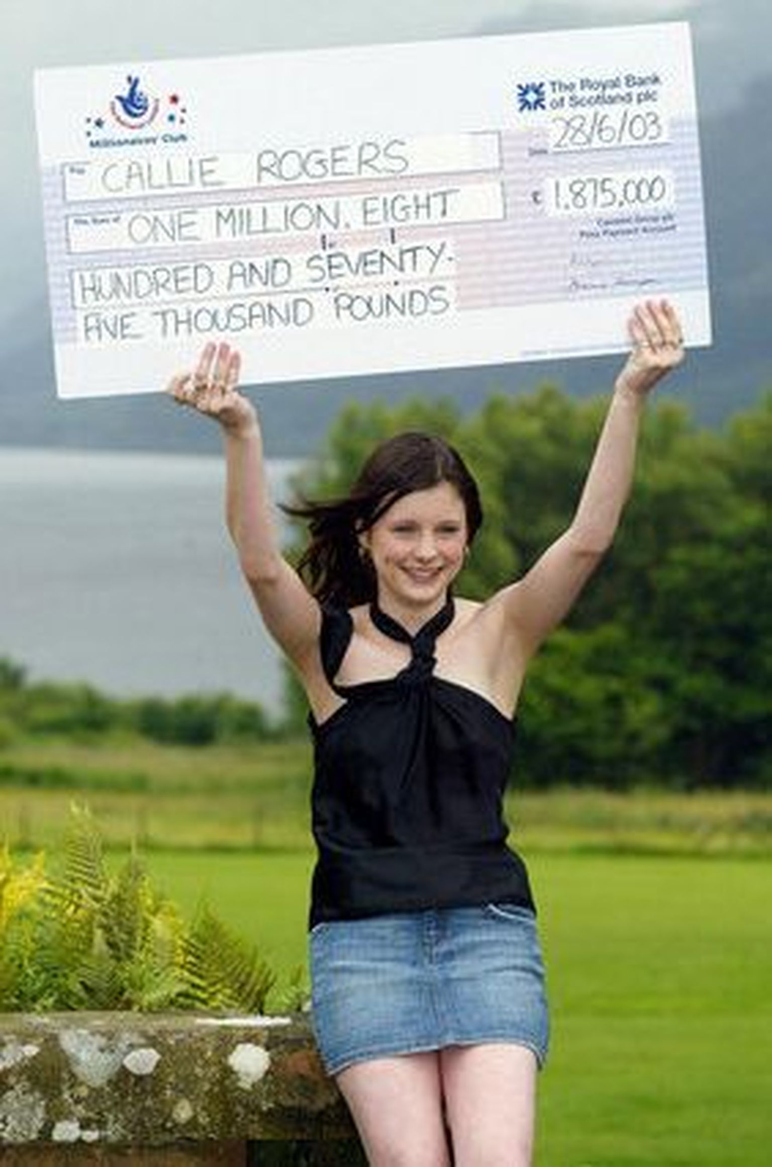 Lotoga ligi 1,9 miljonit naela võitnud inglanna Callie Rogers