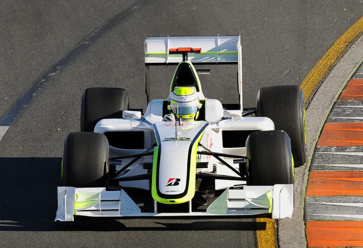 Jenson Button Brawn GP roolis