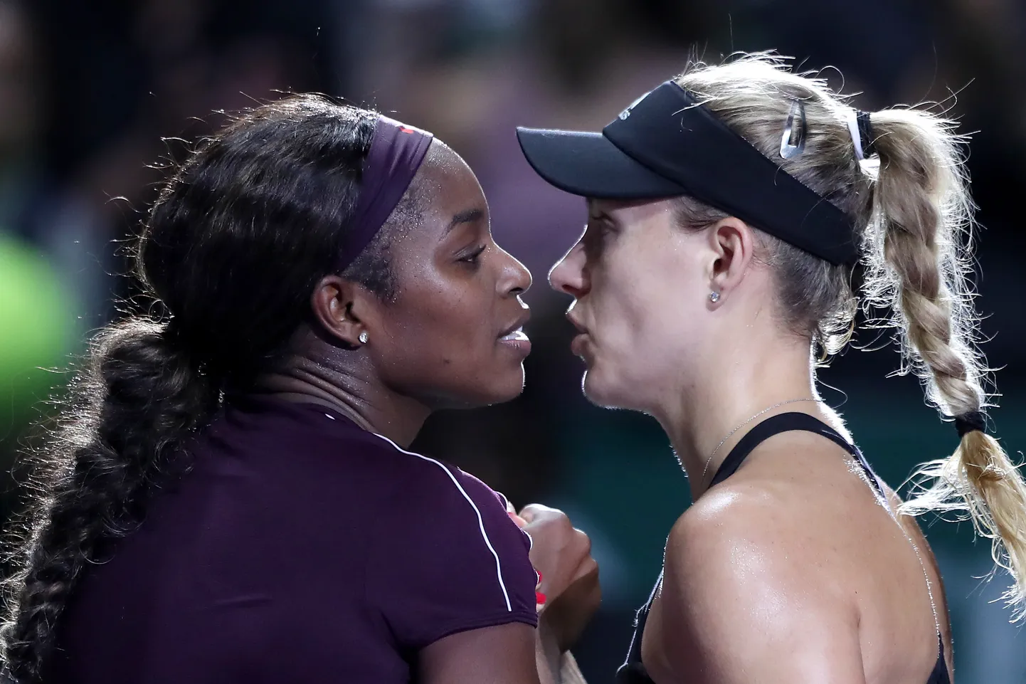 Sloane Stephens ja Angelique Kerber.