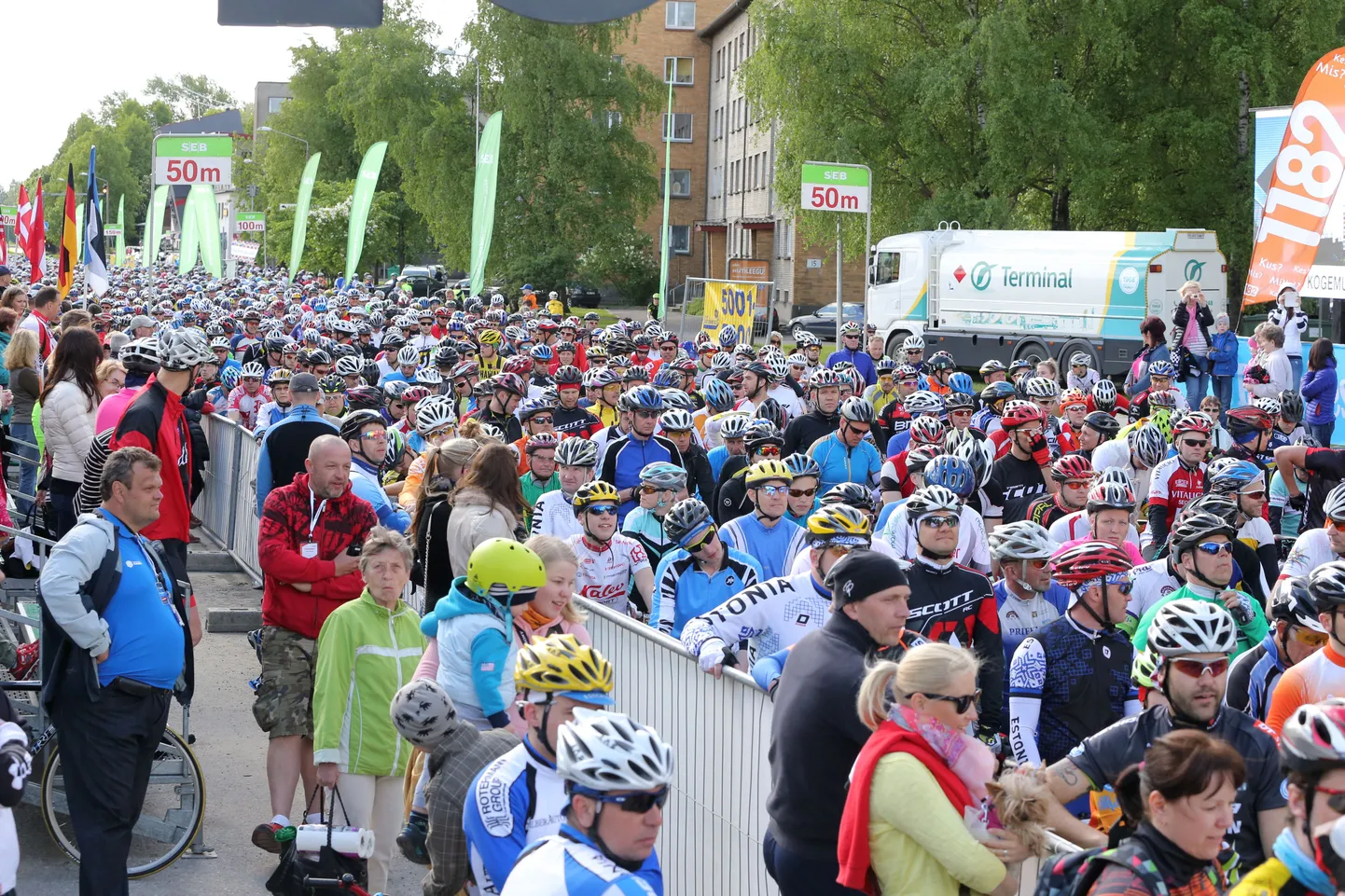 Tartu rattaralli start.