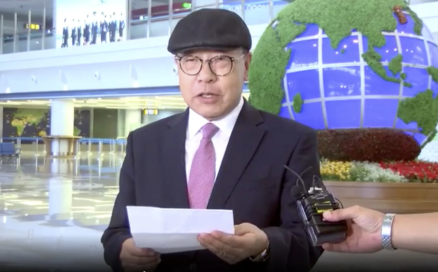 Lõunakorealane Choe In-guk, kes põgenes Põhja-Koreasse