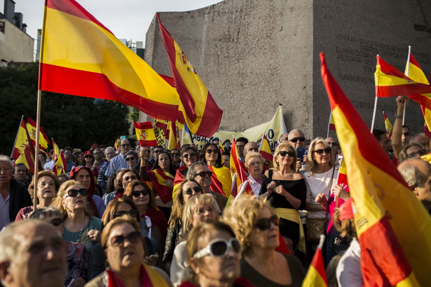 Hispaania valitsuse toetajad.