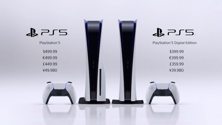 Официальные цены на PlayStation 5