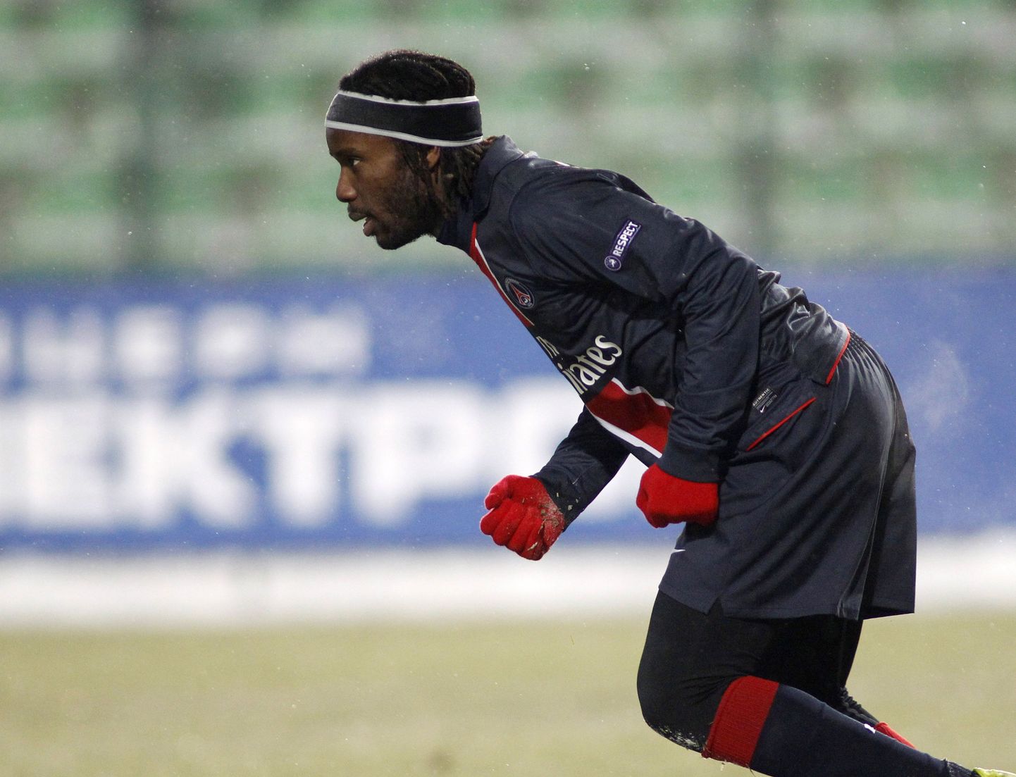 Paris Saint Germaini mängijal Peguy Luyindulal oli eilses mängus nii külm, et ta ei soovi enam kunagi Lvivis mängida.
