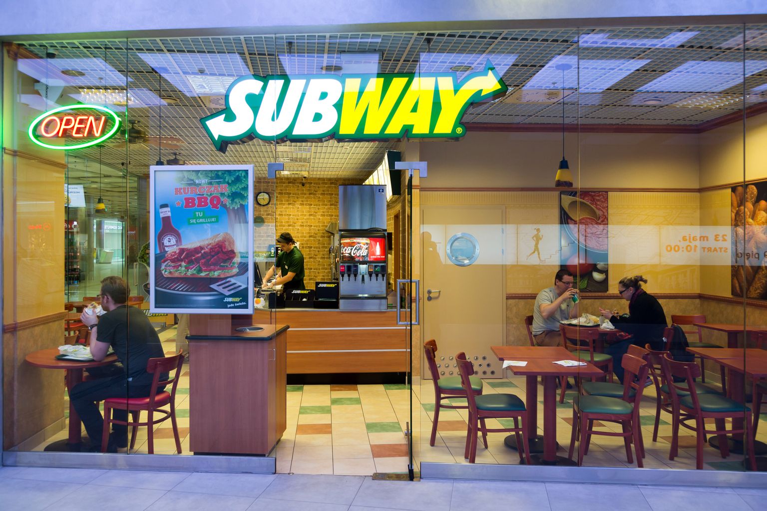 Subway võileivarestoran.