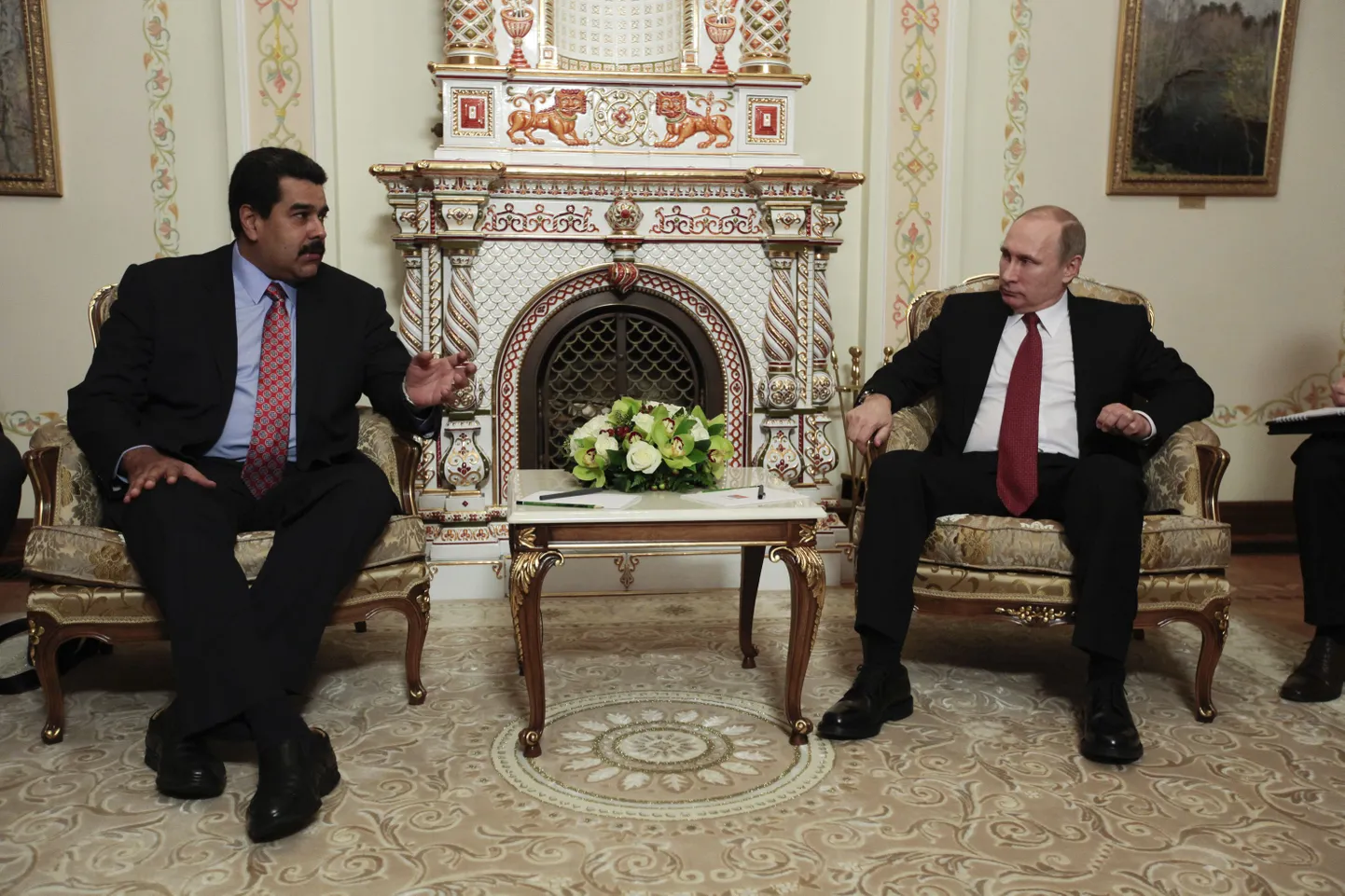 Президент Венесуэлы Николас Мадуро и президент Росссии Владимир Путин.