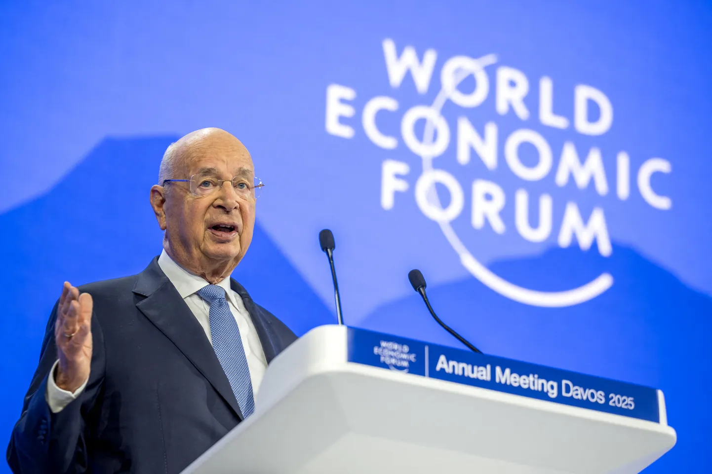 Maailma Majandusfoorumi (WEF) asutaja ja kauaaegne tegevjuht Klaus Schwab.
