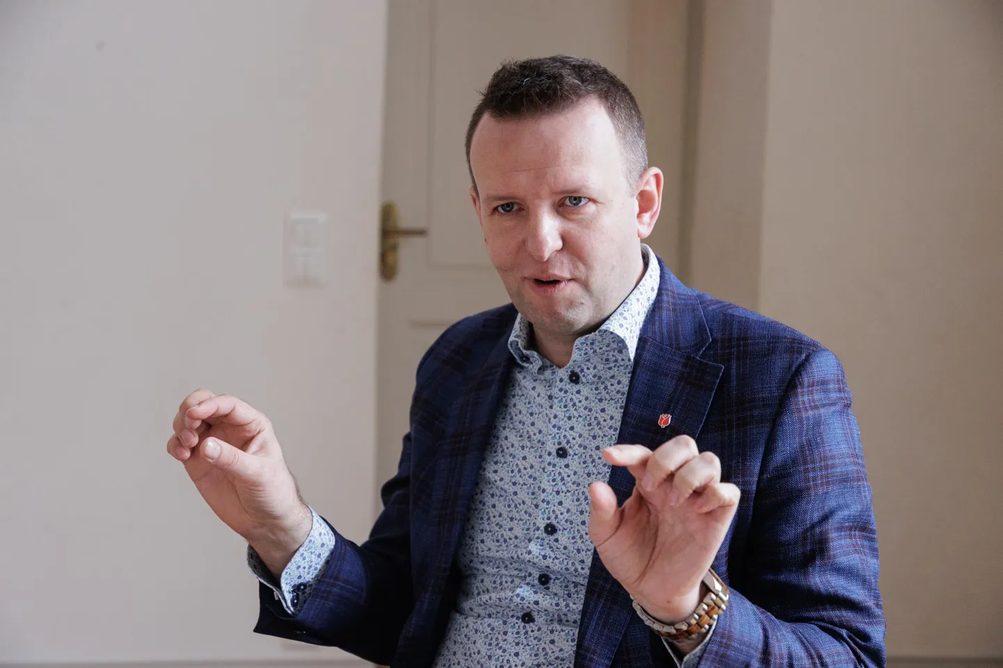 Sotsiaaldemokraatliku erakonna juhatuse esimees Lauri Läänemets