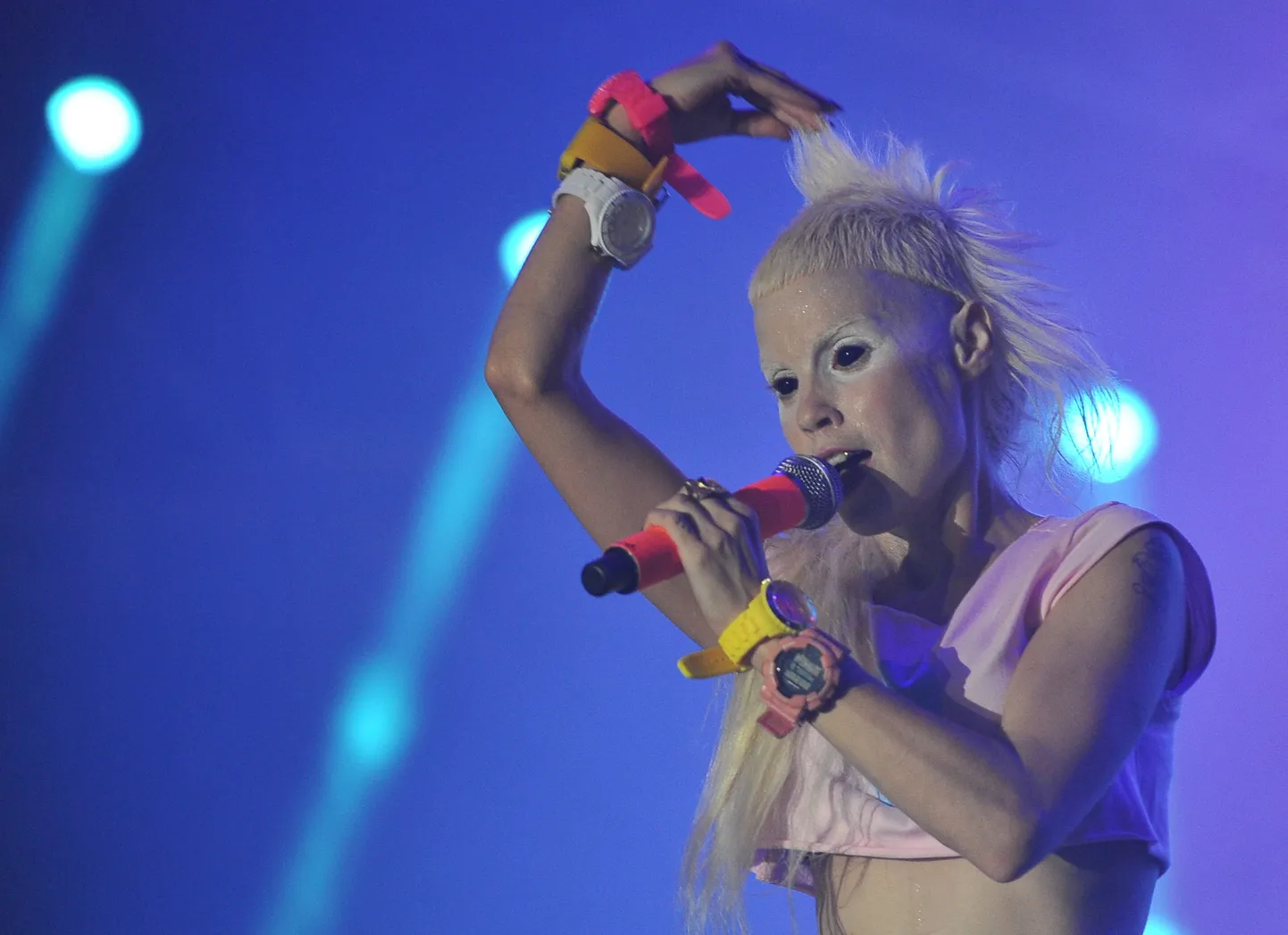 Солистка группы Die Antwoord Йо-Ланди Фиссер
