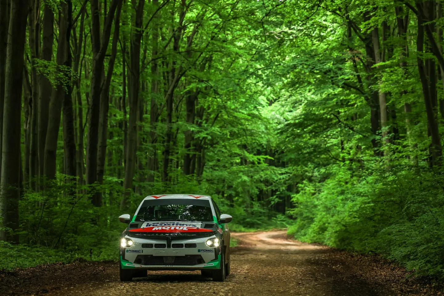 Jaspar Vaher-Sander Pruul Ungari ralli testipäeval.