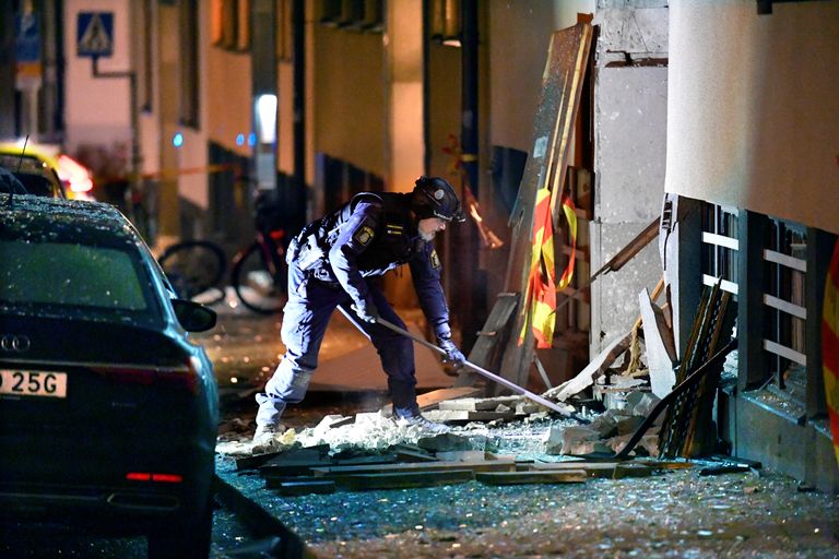 Взрыв в Стокгольме 13 января