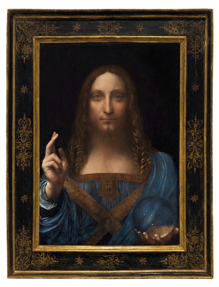 Maailma kõige kallim maal «Salvator Mundi», mille eest maksti oksjonil 450 miljonit dollarit