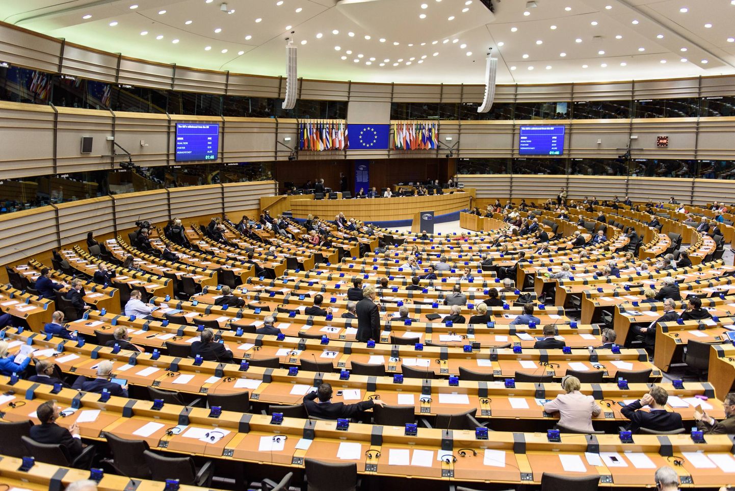 Euroopa Parlamendi istung Brüsselis.