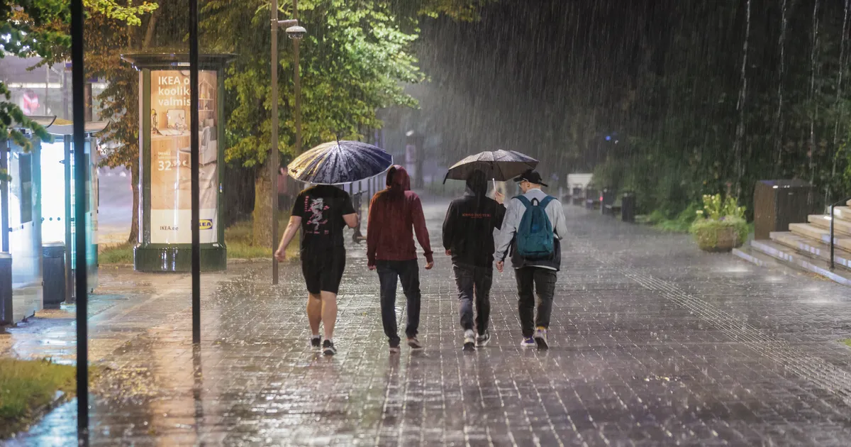 Tugevad vihmahood kimbutavad ka reedel