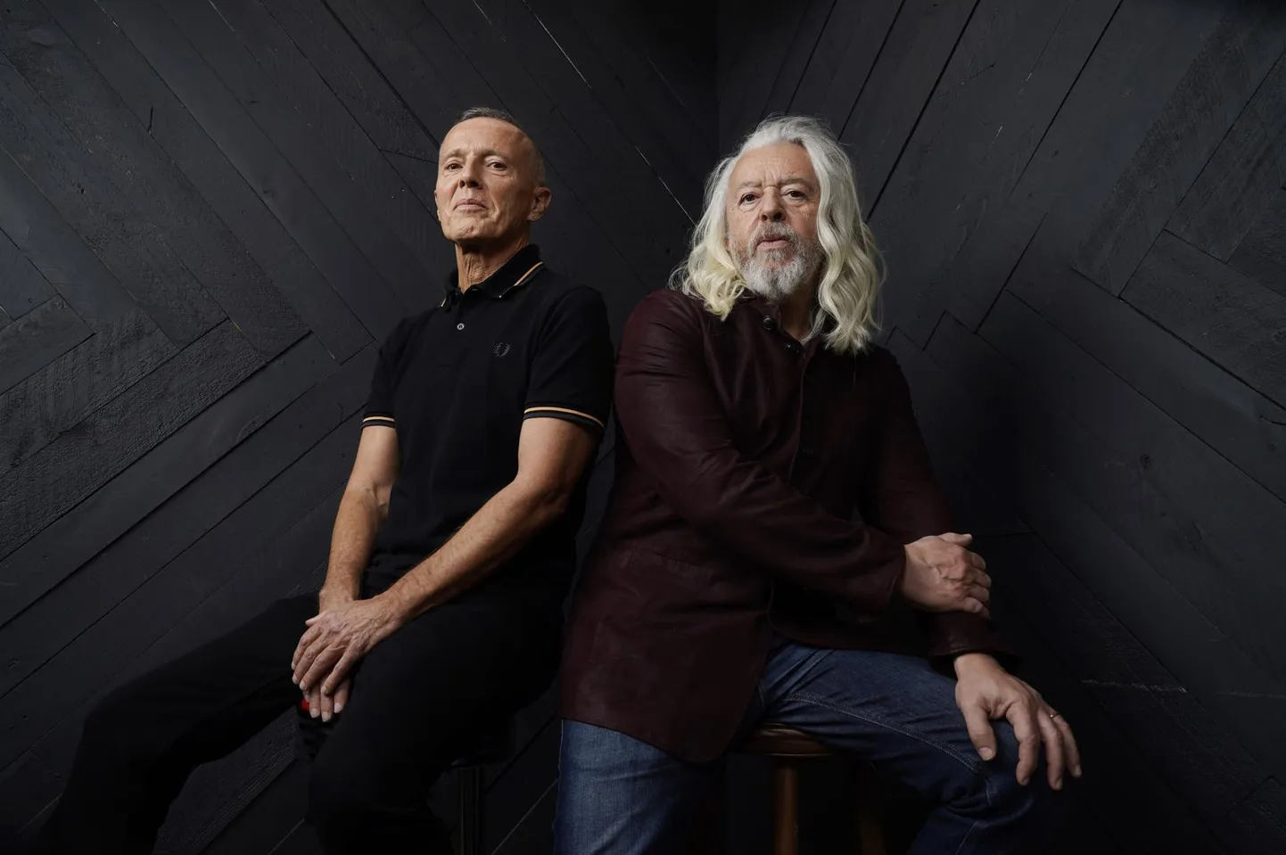 Curt Smith (vasakul) ja Roland Orzabal ehk duo Tears For Fears uut albumit «The Tipping Point» lahutab eelmisest ligi kaks aastakümmet.
